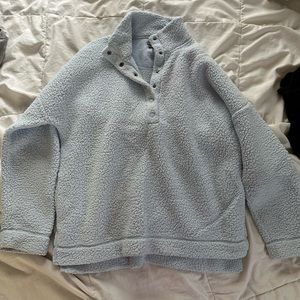 Aerie baby blue Sherpa jacket. Practically new and size small